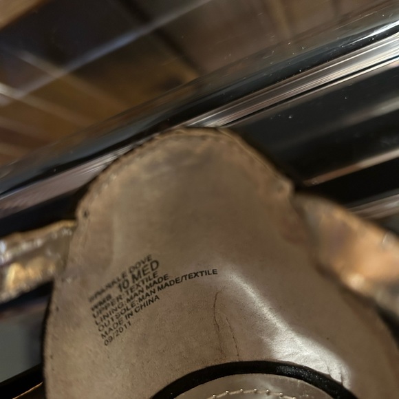 Kenneth Cole Reaction- Rhinestone Black Sandle size 10M - Picture 6 of 7